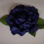 Silk Open Royal  Blue   Rose Wedding Flowers Corsage