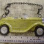 Yellow  Vintage Car Wall Decor with Chain