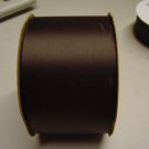 #40  2 1/2 wide satin ribbon ( Chocolate)