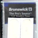 Brunswick Bowlers Tape 3/4" White Textured Tape (30 pcs