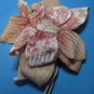 AF15 Antique flower vintage millinery 1920s dress
