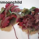 F13 Antique flower vintage millinery velvet silk Edwardian