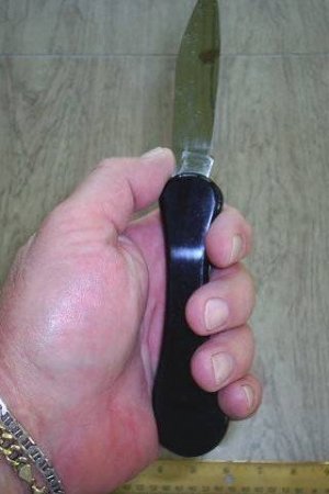 One Dozen Black Knives