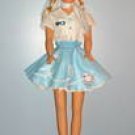 5PC 50'S POODLE SKIRT
