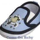 New Infant Boys Toddler Baby Clip-On Shoes 3-6m (c02001)