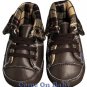 New Infant Boys Toddler Baby Crib Shoes 3-6m (b02203)