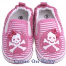 New Infant Girls Toddler Baby Crib Shoes 6-9m (c02101)