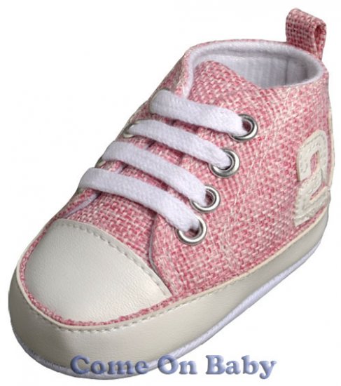 New Infant Girls Toddler Baby Crib Shoes 3-6m (b01105)