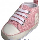 New Infant Girls Toddler Baby Crib Shoes 3-6m (b01105)