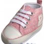 New Infant Girls Toddler Baby Crib Shoes 3-6m (b01105)