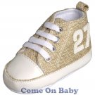 New Infant Boys Toddler Baby Crib Shoes 3-6m (b01103)