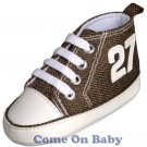 New Infant Boys Toddler Baby Crib Shoes 3-6m (b01102)