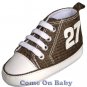 New Infant Boys Toddler Baby Crib Shoes 3-6m (b01102)