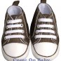 New Infant Boys Toddler Baby Crib Shoes 3-6m (b01102)