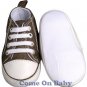 New Infant Boys Toddler Baby Crib Shoes 3-6m (b01102)