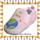 New Infant Girls Toddler Baby Crib Shoes 9-12m (c01601)