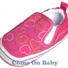 New Infant Girls Toddler Baby Crib Shoes 9-12m (c00901)