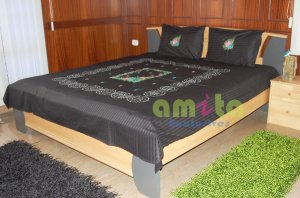 Patch work and  Embroidery Bed linen