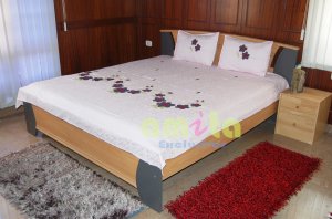 Patch work and  Embroidery Bed linen