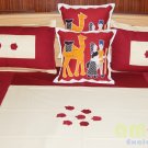 Jaipur special Patch work and  Embroidery Bed linen