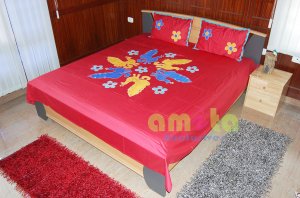 Elephant design with patch work... Designer Bedlinen
