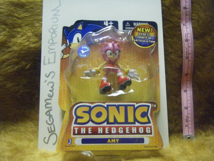 Amy Rose 3 75 Figure [sonic Hedgehog Sega Jazwares]