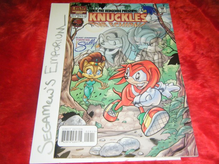 Knuckles the Echidna - Issue #29 - NM - [SEGA Comic Archie Sonic Hedgehog]