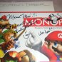 AUTOGRAPHED Nintendo Monopoly Board Game [Mario Luigi Charles Martinet Signed Signature]