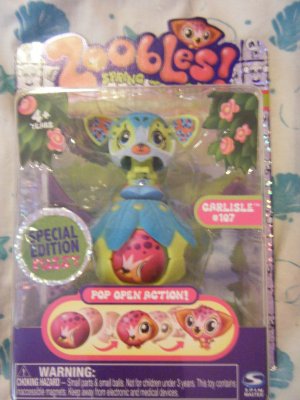 Zoobles #107 Carlisle [Spin Master Special Edition Figure Fuzzy Toy]
