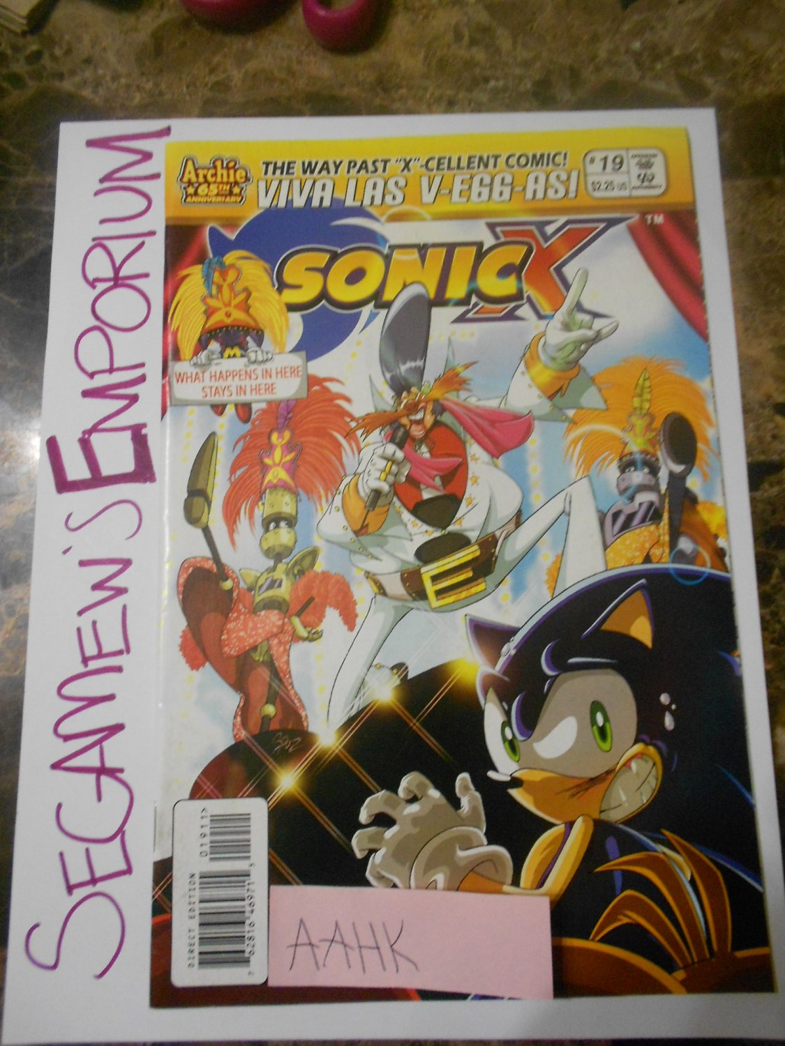 Sonic X Issue 19 Vf Sega Comic Archie Hedgehog