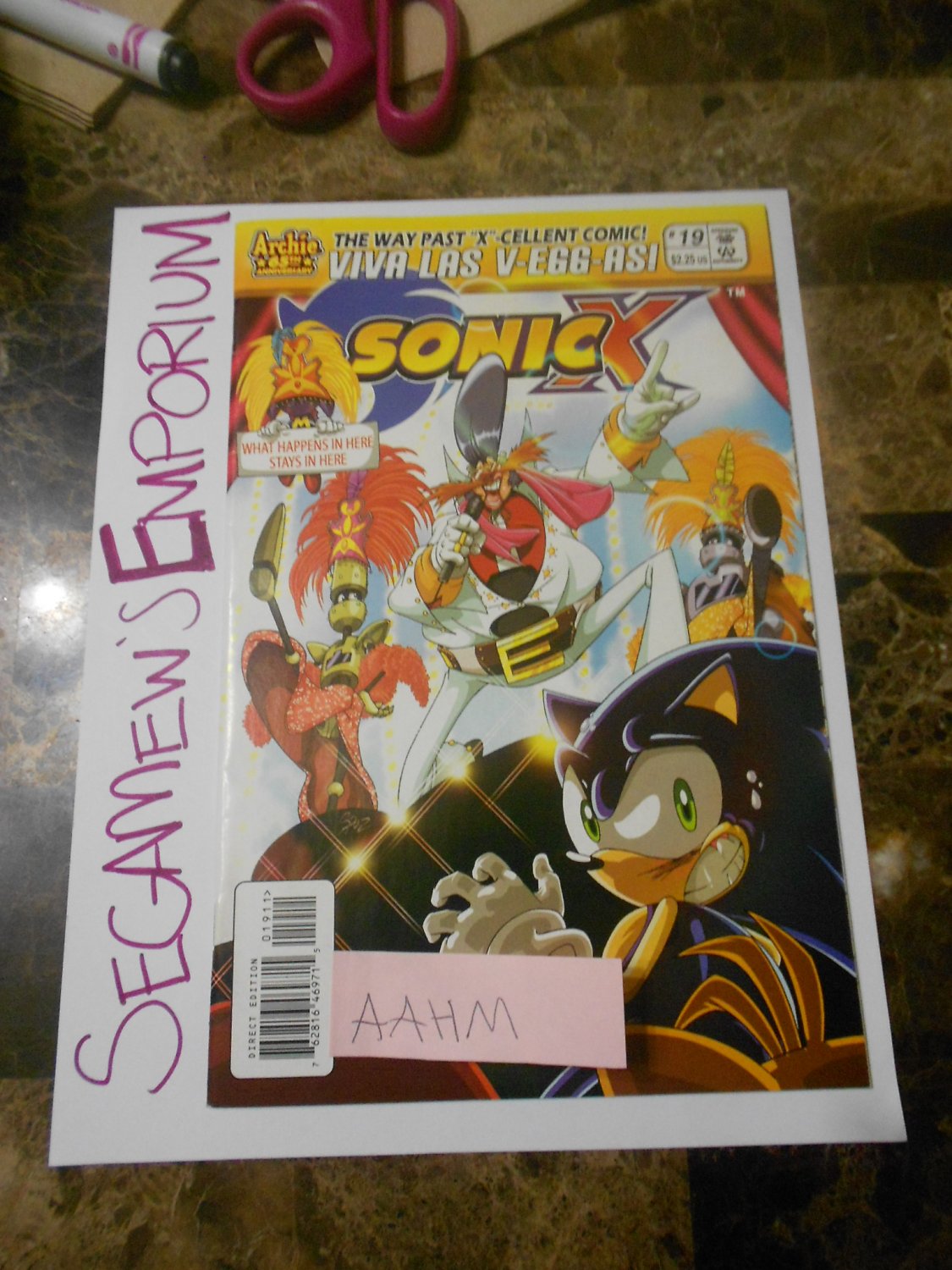 Sonic X Issue 19 Nm Sega Comic Archie Hedgehog