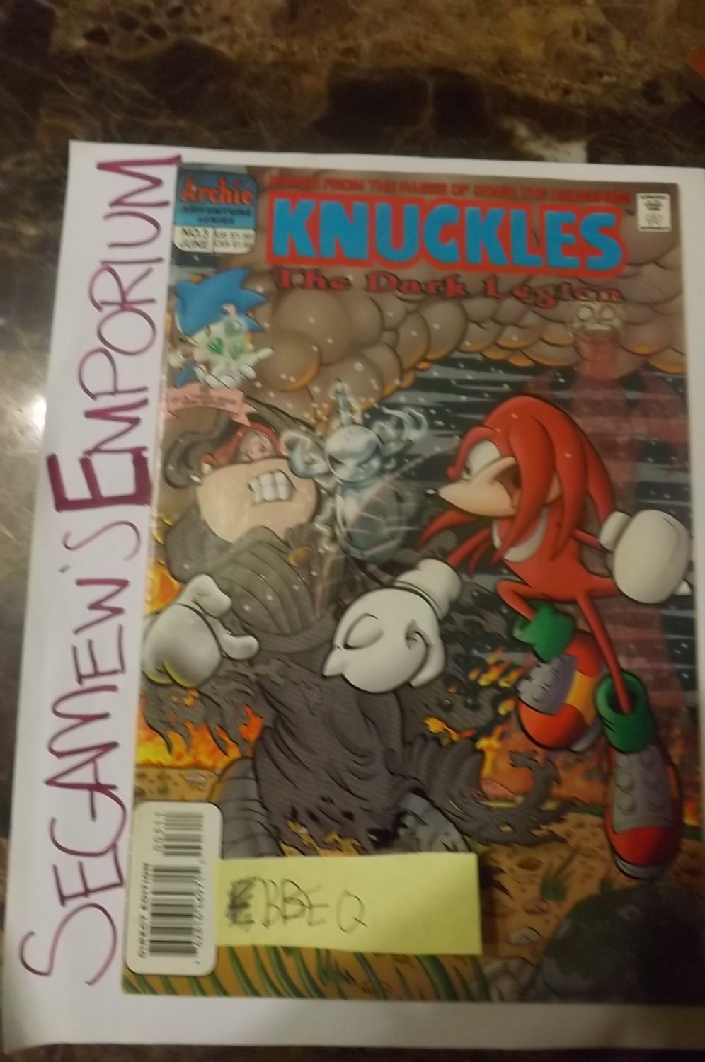 Knuckles The Dark Legion - Issue #3 - VG - [SEGA Sonic Hedgehog Comic ...