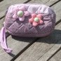 Cute Flower Coin Key Cards Purse Lady Girls Lovely Pocket Wallet Purple