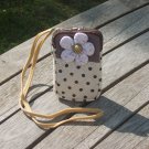 Flower Deck Key Coin Purse Pocket Bag for Lady Girls Ivory Wallet New