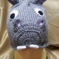 Knitted Hippo Beanie Hat Pattern