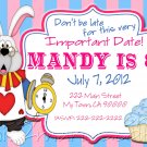 Tea Party Invitations Printable Birthday Alice in Wonderland by Mis2Manos