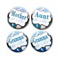 Mom to Be Button Badge Baby Shower Pin Back Button Personalized Buttons SET of 4