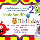 Monster Baby Shower Invites Little Monster Party Invitations Printable Little Monster baby