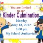 Preschool Graduation Invitations Printable Invites Personalized Graduation