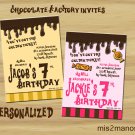 Willy Wonka Inspired Invitation Party Invitations Printable Little Monster baby