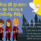 Harry Potter Inspired Invitation Party Invitations Printable Little Monster baby