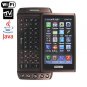 Dapeng T5000 Quad Band Dual Cards with Wifi Analog TV Java Touch Screen Slide Phone