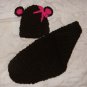 Baby newborn cocoon and hat set photo props photography