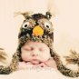 owl hats whoo whooo photo props /winter wear