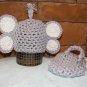 newborn elephant  diaper cover  and hat crochet photo prop Girl