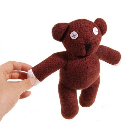 mr bean teddy keychain