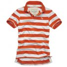 NWT Abrcrombie  Azure Mountain Men Polos Orange