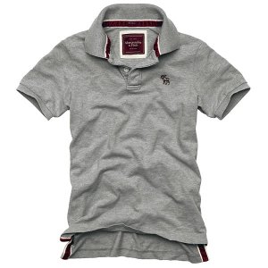 NWT Abrcrombie  Deer Brook Cools  Men Polos Grey