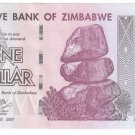 P65 Zimbabwe 1 Dollar 2007 UNC