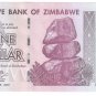 P65 Zimbabwe 1 Dollar 2007 UNC